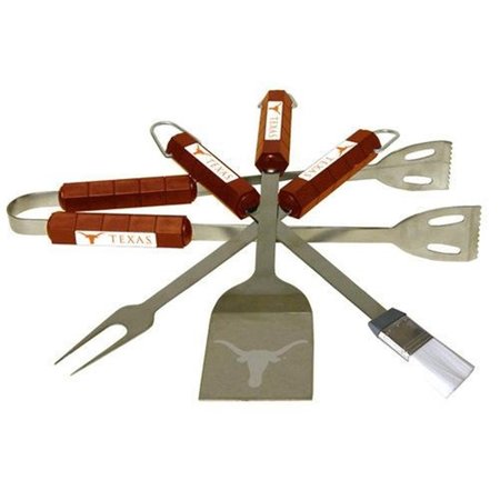 BSI PRODUCTS Bsi Products 61034 4 Pc Bbq Set - Texas Longhorns 61034